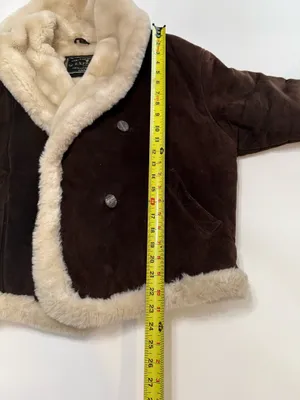 Express Cropped Penny Lane Leather Jacket Size Large thumbnail 4