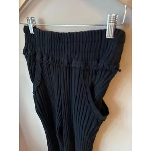 Free People Beach Serena Ribbed Raw Edge Flare Pants thumbnail 2