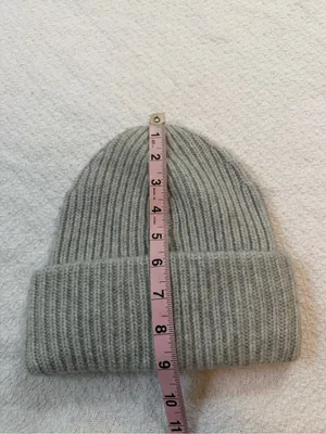 Aritzia Chime Wool Cashmere Beanie Hat Grey thumbnail 4