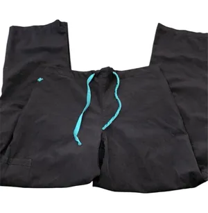 MED COUTURE nurses scrub pants in black color size small thumbnail 1