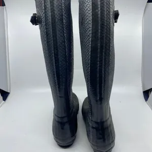 Unisex Hunter Snake Embossed Boots Size US 6M/7F thumbnail 5