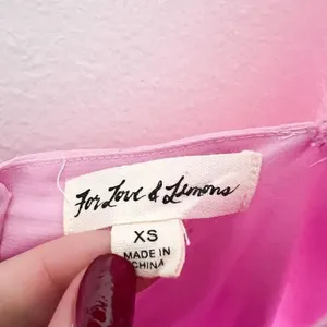 For Love & Lemons Cosmo Pink Mini Dress Size XS thumbnail 8