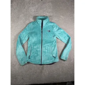 The North Face Osito 2 Jacket Women's XS Turquoise Aqua High Pile Fleece thumbnail 2