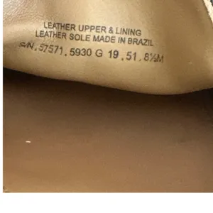 Tory Burch Jessa Horsehead Loafers Snake Patent Leather Black Gold 8.5 thumbnail 8