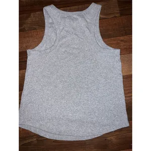 SO Heather Gray Ribbed Tank Top XL womens stretch casual layering thumbnail 3