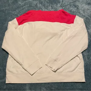 47 Brand University of Houston Cougars Hoodie XL White Red Colorblock Sweatshirt thumbnail 6