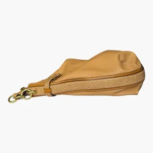 Coach Colette Leather Hobo Bag Tan Python Trim Slouchy Shoulder Bag 16418 thumbnail 8