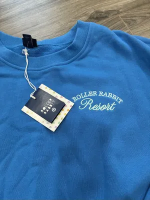 Roller Rabbit Resort women's Blue Crewneck Sweatshirt thumbnail 2