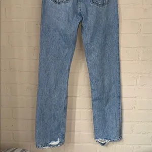 AGOLDE jeans 90’s pinch waist organic cotton distressed button fly thumbnail 5