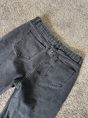 SheIn Black Ripped Jeans thumbnail 3