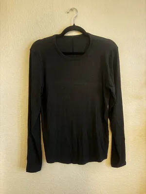 NWT Lululemon x Barry’s Energy Longline Bra 10 Black Shine thumbnail 6