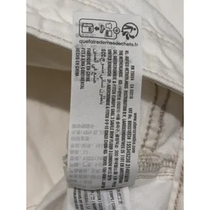Abercrombie & Fitch Curve Love The 90’s Straight Ultra High Rise White Jeans thumbnail 8