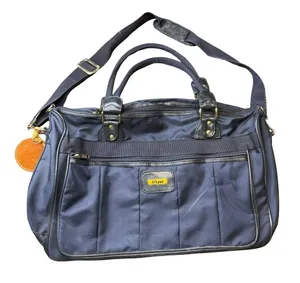 🧳 Vintage LEAT Nylon Travel Duffel Weekender Carry-On Shoulder‎ Bag 🧳 thumbnail 1