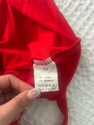 SheIn Red halter neck tank top thumbnail 3