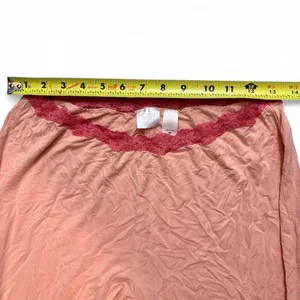 Vintage Y2K Victoria's Secret Angels Low Rise Lace Pajama Pants M Pink thumbnail 2
