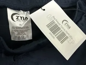 Zyia Active Women's Blue Relaxed Texture Shorts Size XL (Runs Small) NWT thumbnail 12