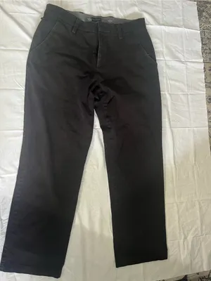 Men's Black Chino Pants Size 10 thumbnail 2