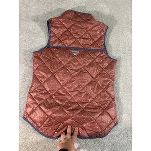 COLUMBIA WOMENS PUFFED VESTRAI &STAIN RESISTANT Quilted Polkadot‎ Sz Xs ** thumbnail 6