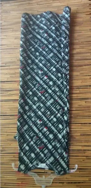 Uniform M Black White Red Maxi Dress Size M thumbnail 1