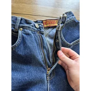 Vintage 90’s Lawman Western Slim Fit Straight‎ Leg Dark Blue Denim Jeans Size 1 thumbnail 7