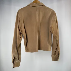 Vintage Y2K GAP Sueded Pigskin Button Jacket in‎ Light Brown Size XS thumbnail 5