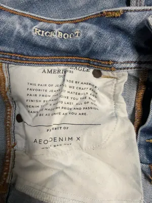 American Eagle Kick Boot Stretch X Jeans Women’s 0 Regular Light Wash thumbnail 8