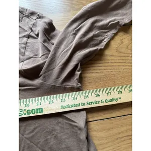 Old Navy Everywhere Women Size XXL Long Sleeve Brown T‎ Shirt Cotton Relaxed thumbnail 5