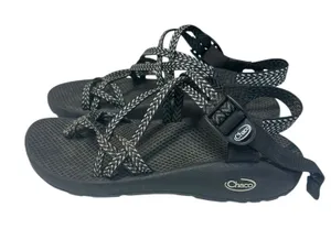 Chacos ZX/2 Classic Hiking Sandals Black White Women's Size 9 thumbnail 1