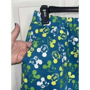 Disney Disneyland Resort Blue Mickey Mouse All Over Print Pull On Shorts Large thumbnail 4
