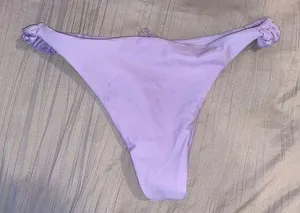pastel purple bathing suit bottoms Size M thumbnail 2