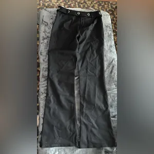 White Fox Boutique Last Night Pants in Black Size Medium New with tag thumbnail 3