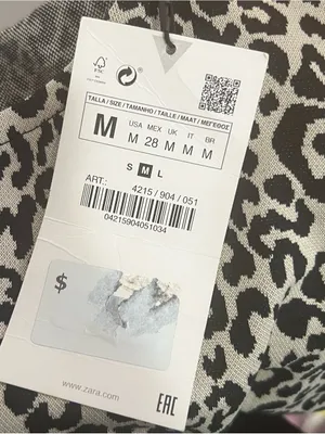 NWT Zara Animal Print Dress with Side Slit Size M thumbnail 13
