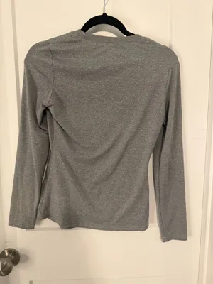 Grey Long Sleeve Tee – S Gray thumbnail 2