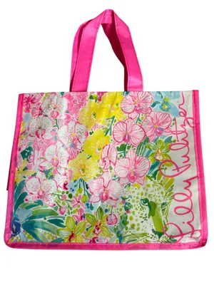 Lilly Pulitzer SET 3 Reusable Shopping Tote Bags thumbnail 2