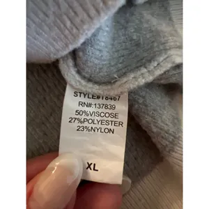 Dreamers by Debut Gray Ribbed Colorblock Knit Sweater thumbnail 4
