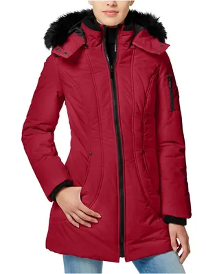 Wildflower Hood Puffer Ski polar expedition parka utility quilt colorful hiking thumbnail 1