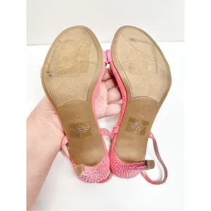 Marc Fisher Sandals Womens Size 7 Betila‎ Slingback Heels Rhinestone Accents thumbnail 10