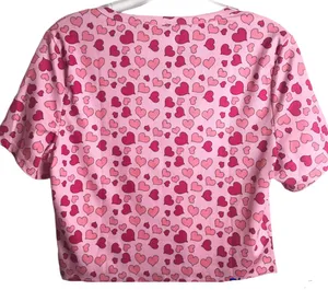 SheIn All Over Heart Crop Top thumbnail 5