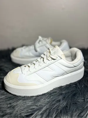 New Balance CT302 Trainers White / Moonbeam Low-Top Platform Sneakers Size 6.5 thumbnail 3