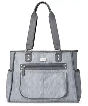 Carter’s Essence Gray Hues X-Large Diaper Tote Bag thumbnail 1