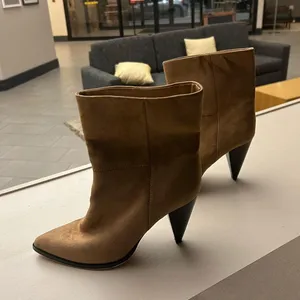 Boots Elegant Brown Heeled Boots for Women forever 21 size 8 thumbnail 4