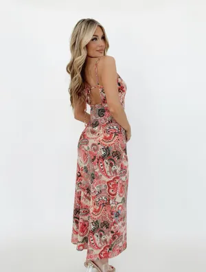 Lane 201 Paisley Midi Dress thumbnail 2