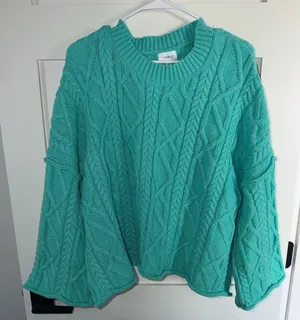 Teal sweater thumbnail 1