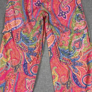 Lauren Ralph Lauren Paisley Capri Pants Womens Medium Elastic Waist thumbnail 10