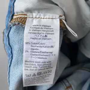 Madewell Cotton Coastal Clean Sustainable Slim Wide-Leg Crop Jeans 30 Blue thumbnail 6