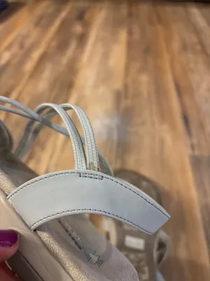 Skechers Reggae Light Blue Strappy Sandals - Size 9 thumbnail 6