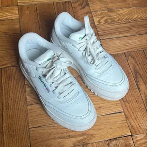 Reebok White Platform Sneakers thumbnail 2