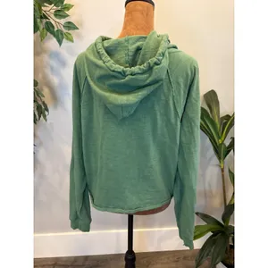 Vintage y2k PINK Victoria's Secret Full Zip Hoodie Sweatshirt Womens‎ Medium thumbnail 3