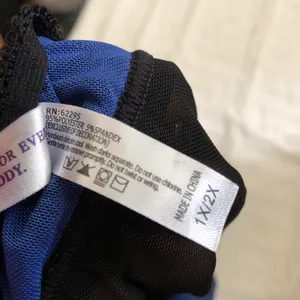 Plus size Black blue halter floral mini slip on tie back sexy lingerie top mini dress sheer choker neckline Size 1X /2X -excellent condition. Measurement in pics(stretchy) thumbnail 4
