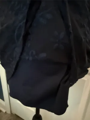 Altar'd State Strapless Navy Lace Cocktail Dress thumbnail 6